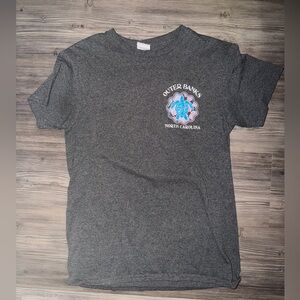 Gray Outer Banks T-Shirt Save the Turtles